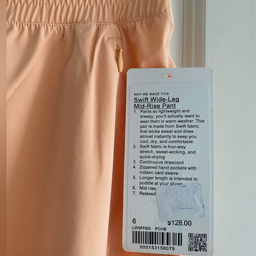 lululemon athletica Wide Leg Pants in Peach - Picture 2 of 4